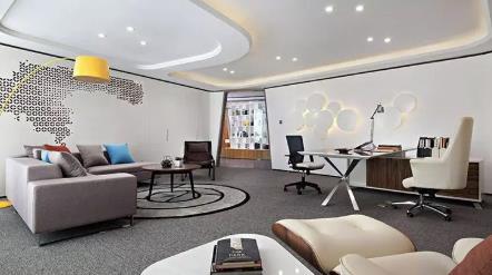 青島影像傳媒公司辦公室裝修設(shè)計(jì)創(chuàng)意圖